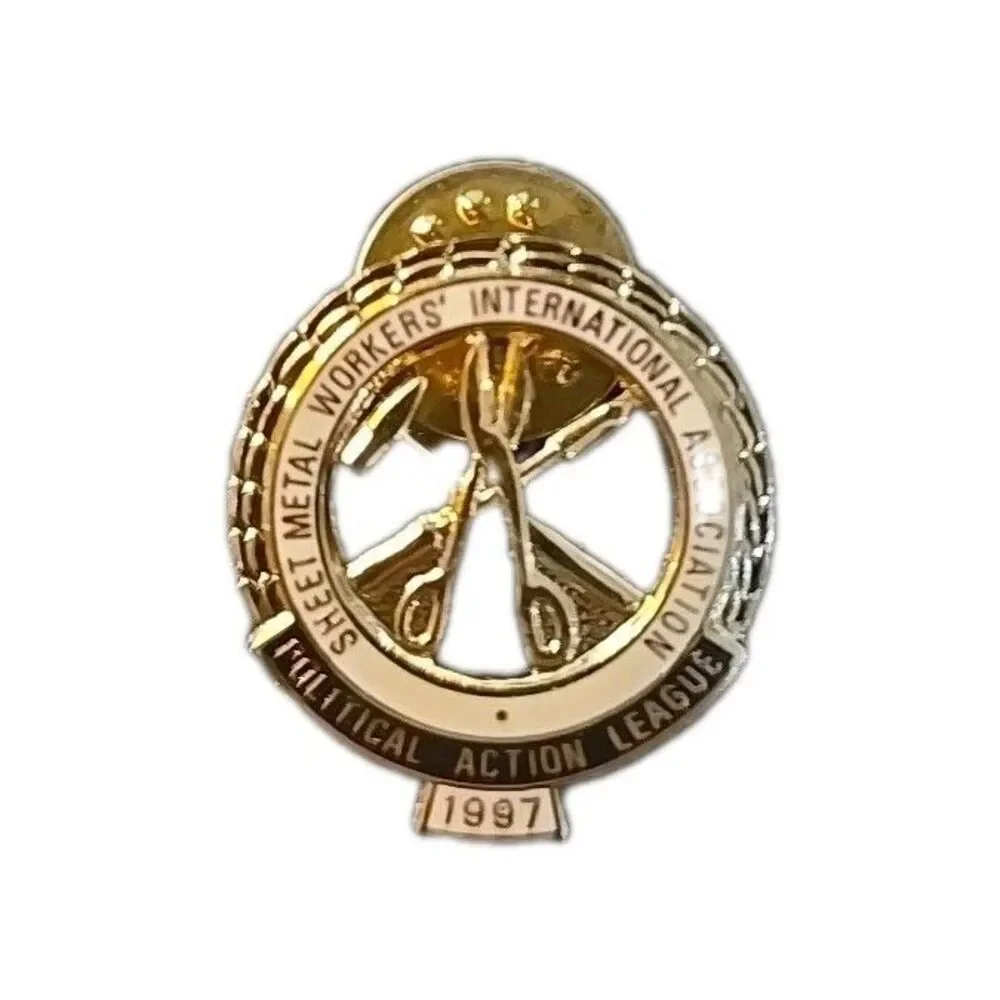 Sheet Metal Workers International 1997 Gold Tone Small Pin